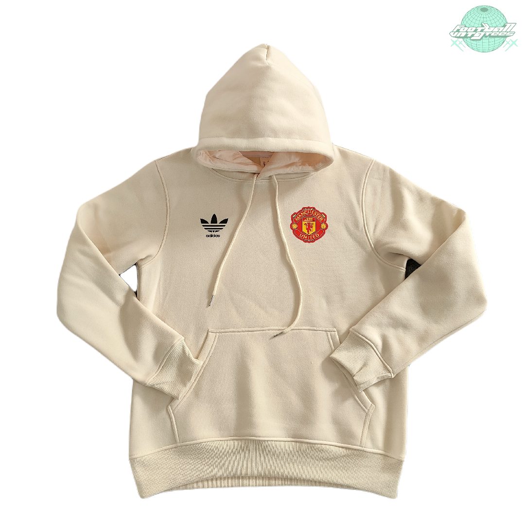 MANCHESTER UNITED 2024 BEIGE HOODIE