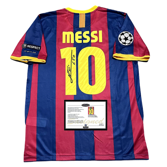 *Messi Signed* Barcelona 2011 "UCL FINAL" Home Jersey