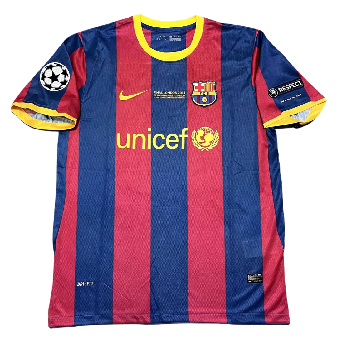 *Messi Signed* Barcelona 2011 "UCL FINAL" Home Jersey