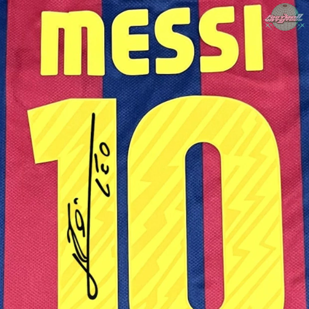 *Messi Signed* Barcelona 2011 "UCL FINAL" Home Jersey