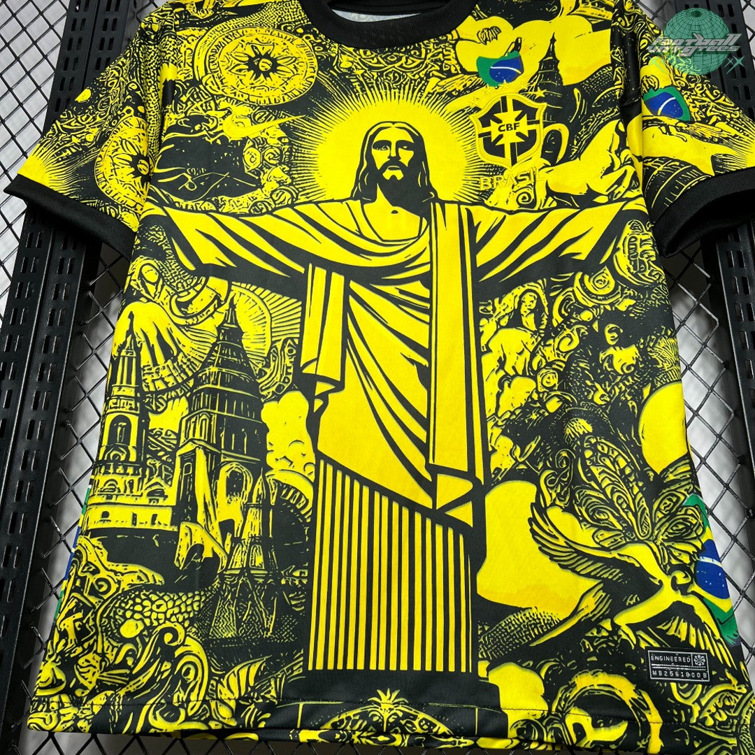 Brazil 24/25 Special "Jesus" Yellow Jersey