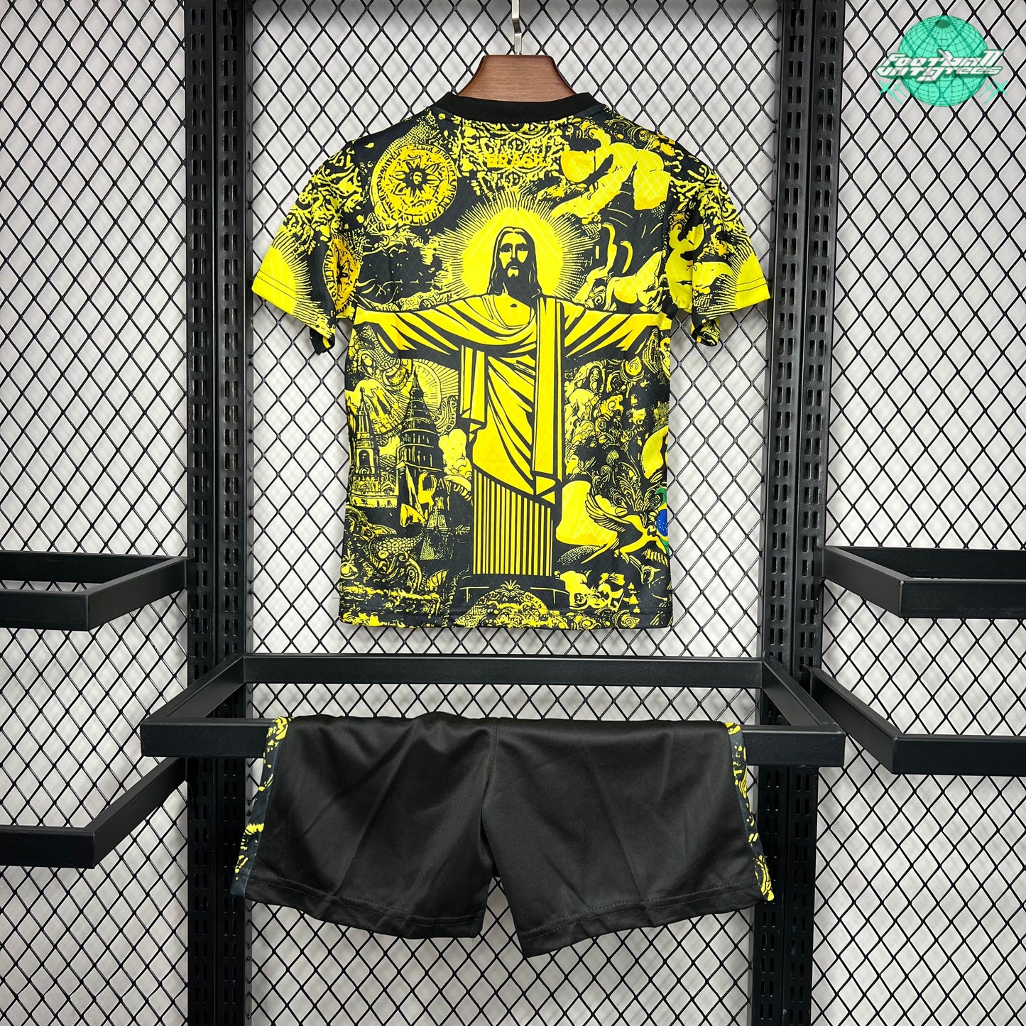 Brazil 24/25 Special "Jesus" Kids Yellow Kit