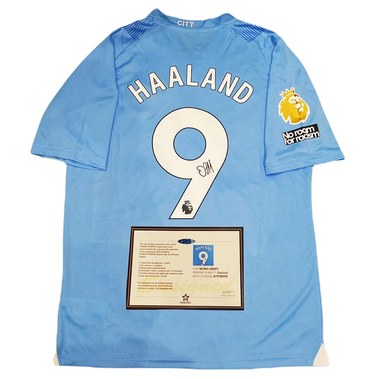 *Haaland Signed* Manchester City 23/24 Home Jersey