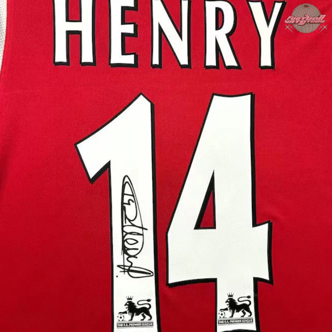 *Henry Signed* Arsenal 2002/03 Home Jersey