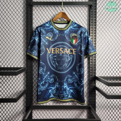 Italy 24/25 Special "Italy x Versace" Blue Jersey