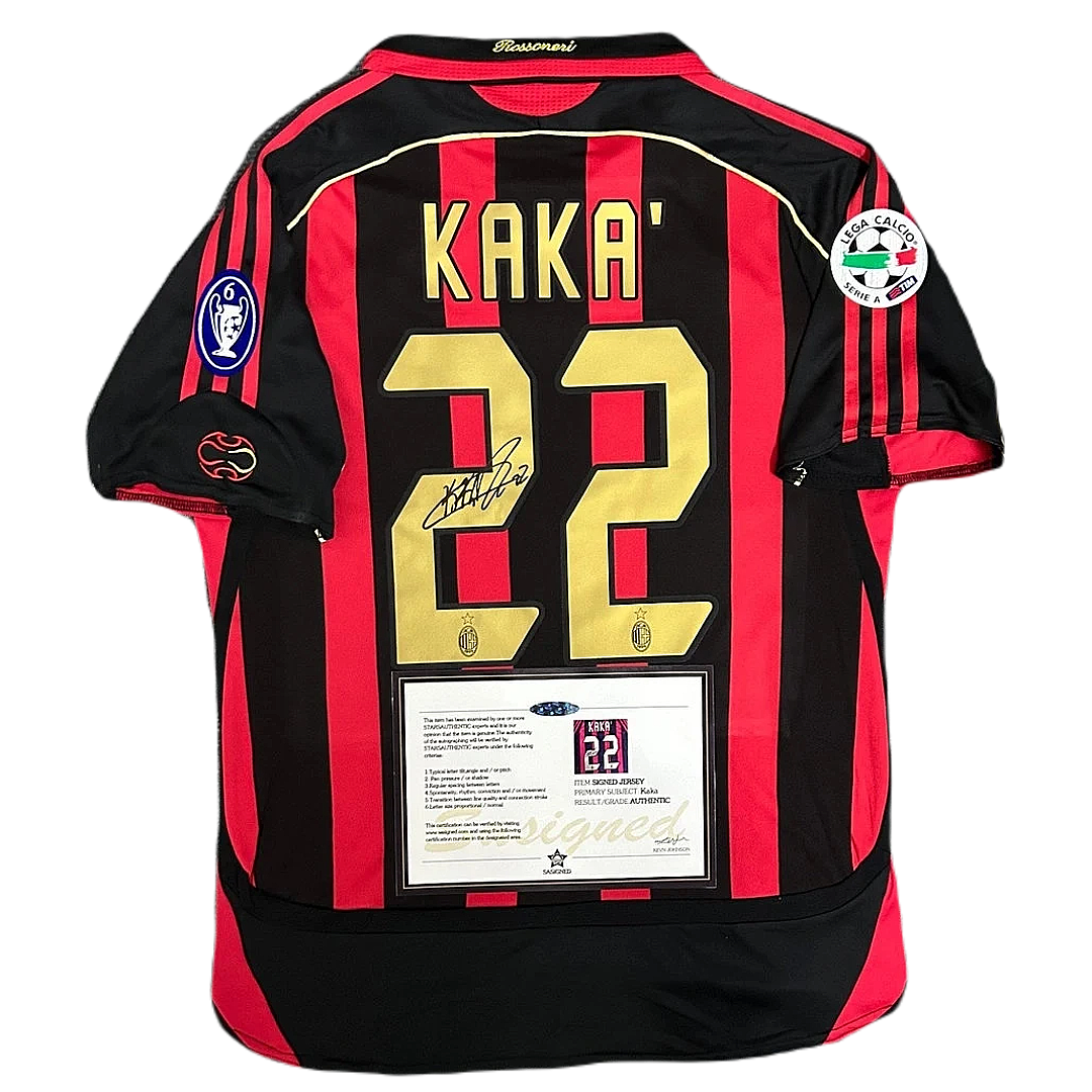 *Kaka Signed* AC Milan 06/07 Home Jersey