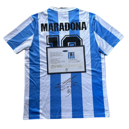 *Maradona Signed* Argentina 1986 Home Jersey