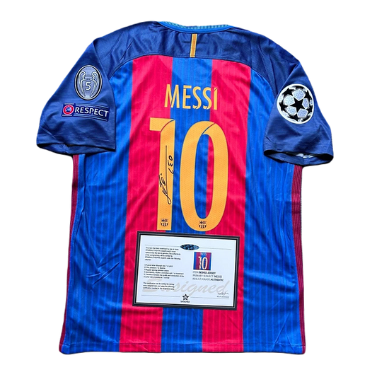 *Messi Signed* Barcelona 2016/17 Home Jersey