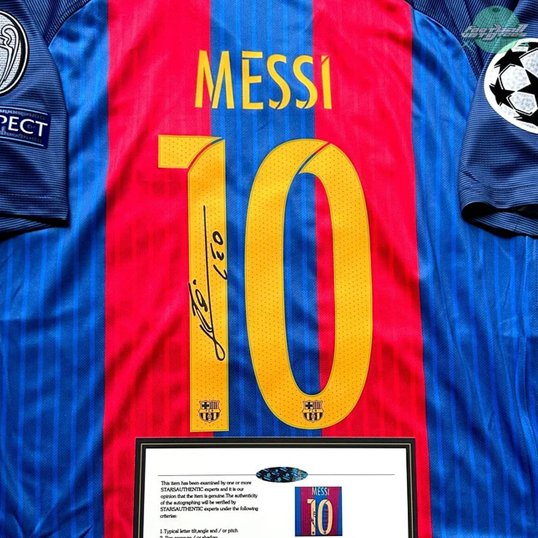 *Messi Signed* Barcelona 2016/17 Home Jersey