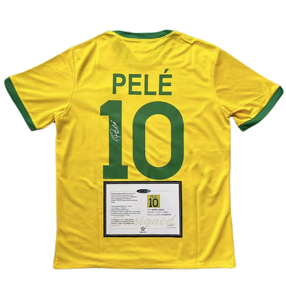 *Pele Signed* Brazil 1970 World Cup Home Jersey