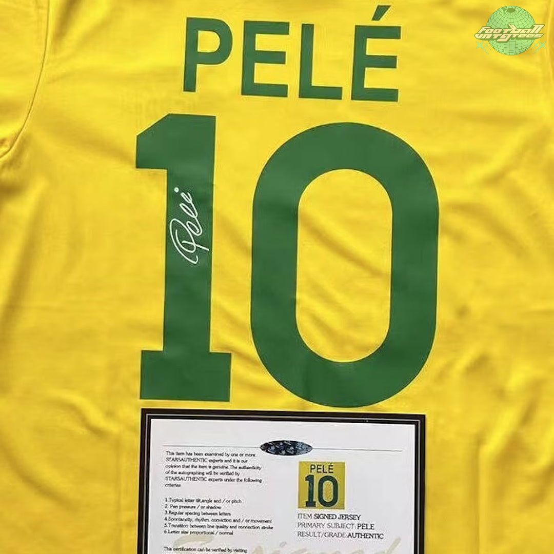 *Pele Signed* Brazil 1970 World Cup Home Jersey