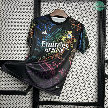 Real Madrid 24/25 Special "Rainbow Dragon" Black Jersey