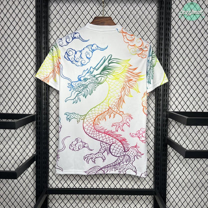 Real Madrid 24/25 Special "Rainbow Dragon" White Jersey