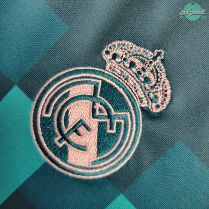 Real Madrid 2017/18 Vintage Long Sleeve Third Jersey