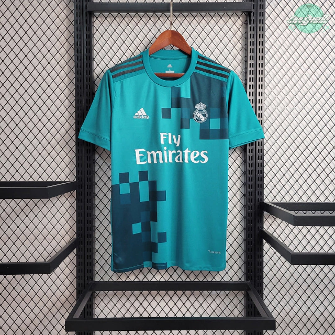 Real Madrid 2017 18 Vintage Third Jersey FootballVntgTees