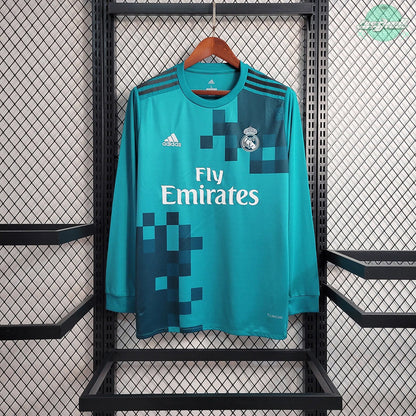 Real Madrid 2017/18 Vintage Long Sleeve Third Jersey