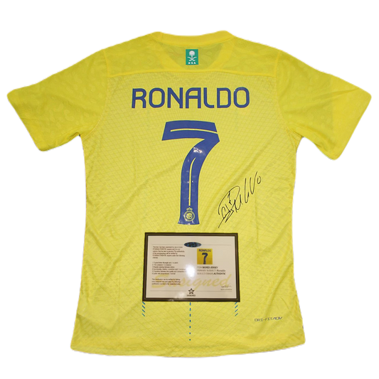 *Ronaldo Signed* Al Nassr 23/24 Home Jersey