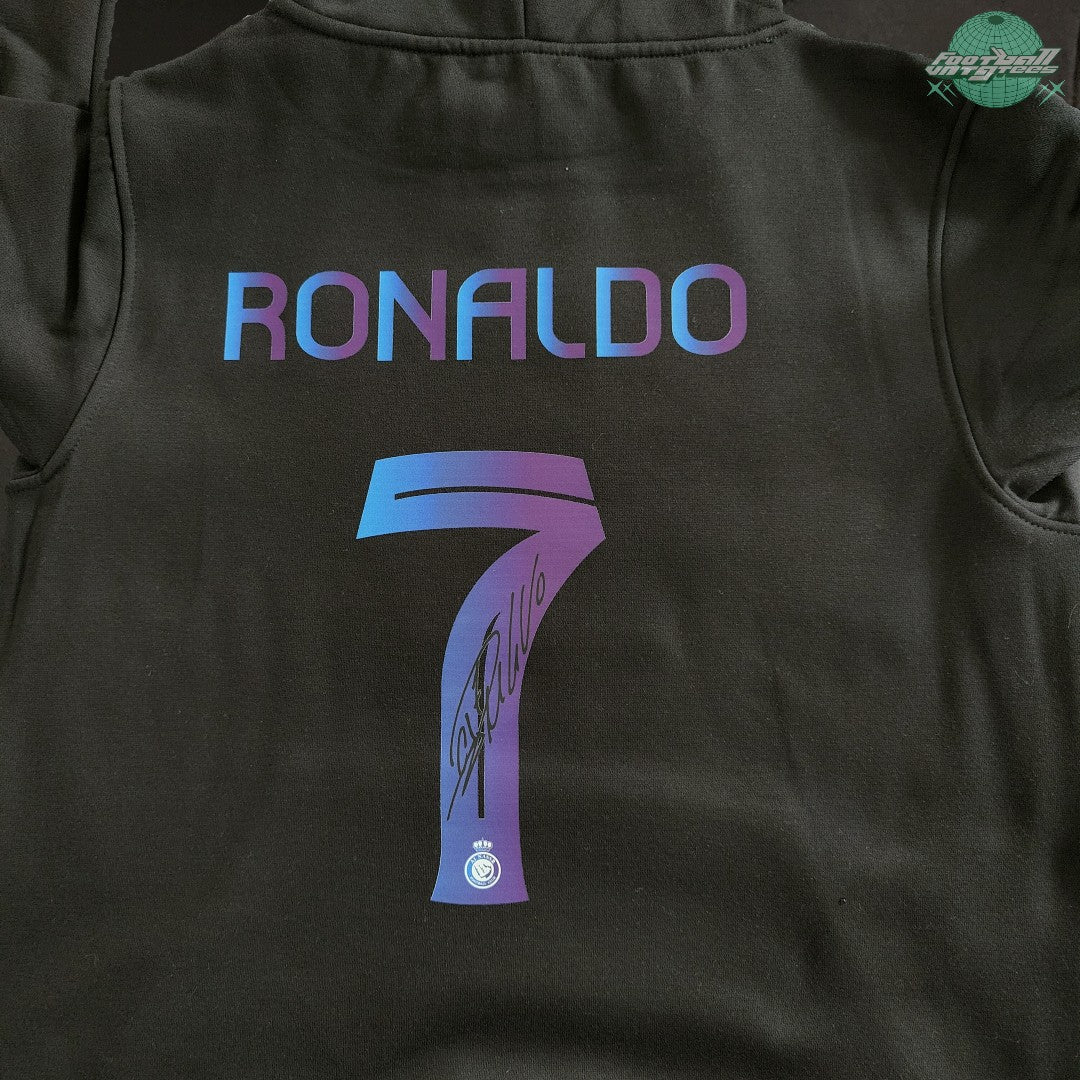 AL NASSR 2024 RONALDO #7 BLACK HOODIE