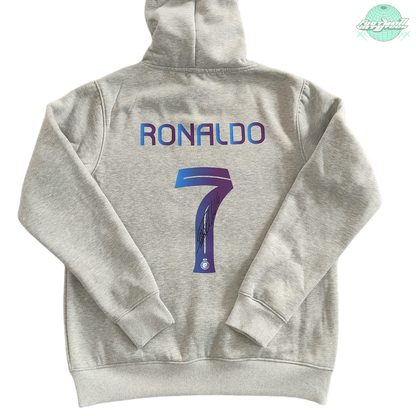 AL NASSR 2024 RONALDO #7 GREY HOODIE