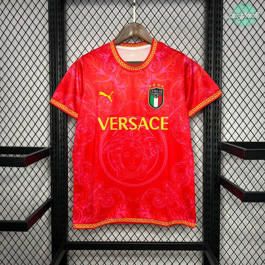 Italy 24/25 Special "Italy x Versace" Red Jersey