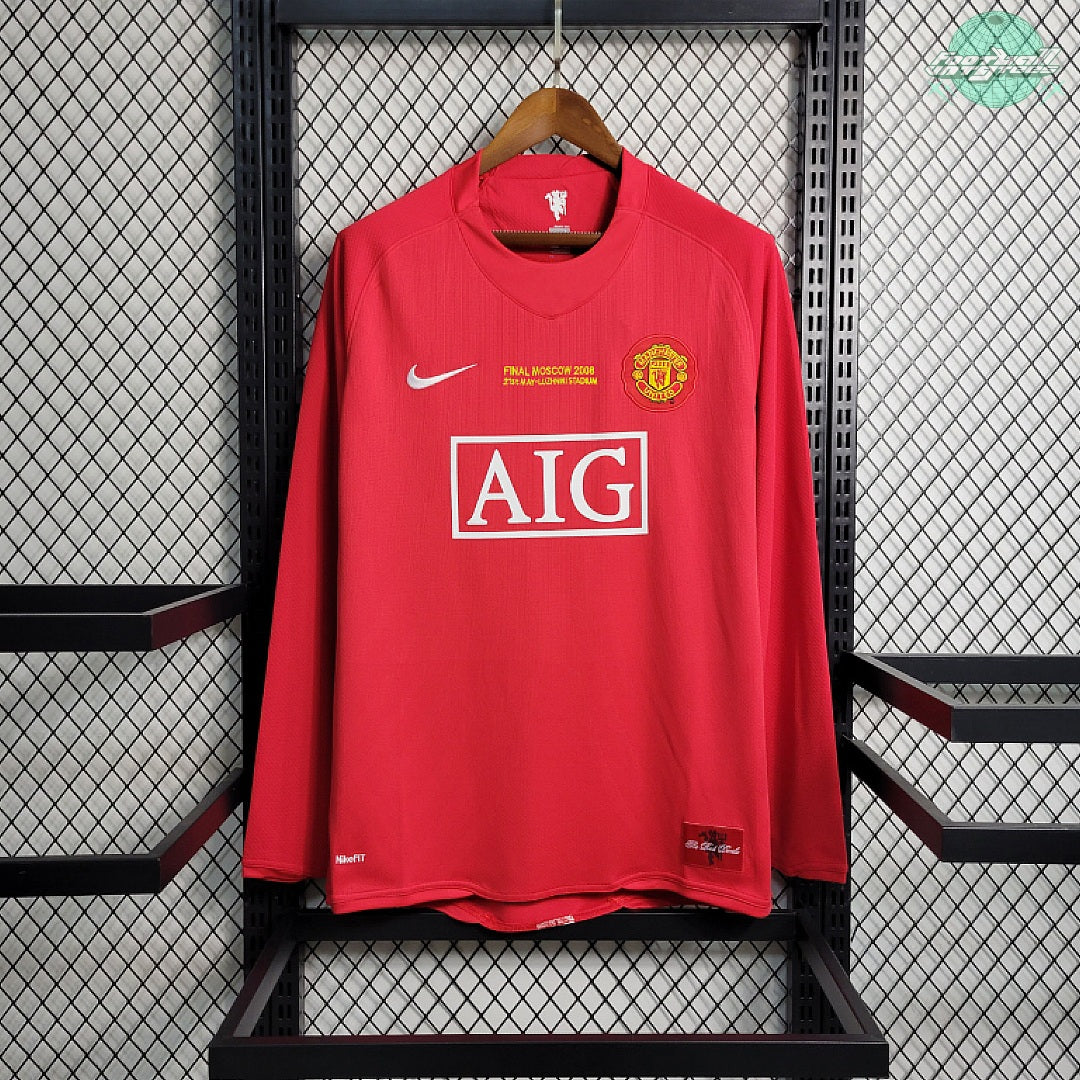 Manchester United 2008 "UCL Final" Vintage Long Sleeve Jersey