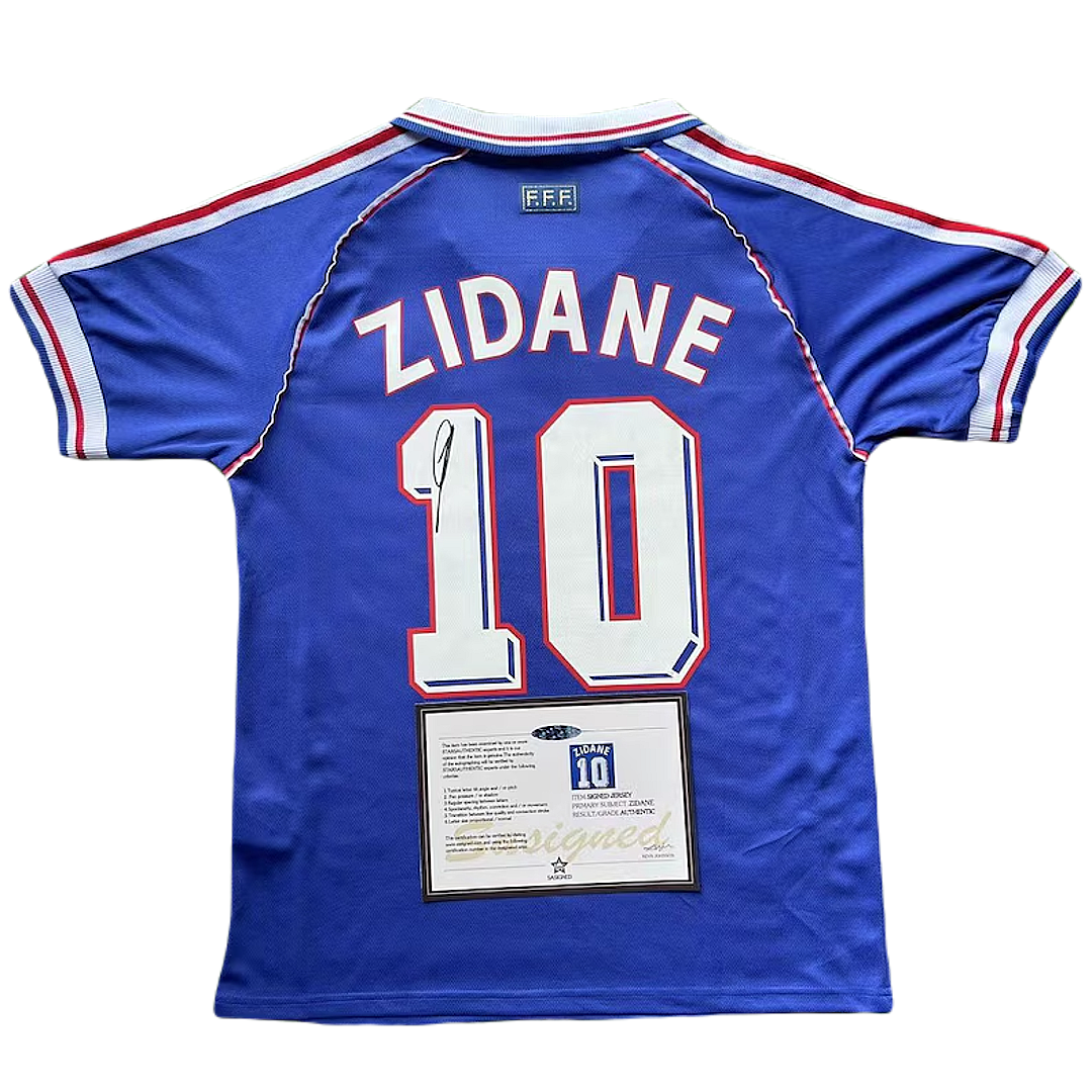 *Zidane Signed* France 1998/99 Home Jersey